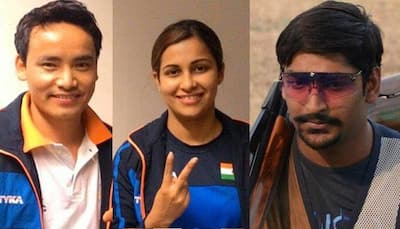 ISSF World Cup: Ankur Mittal bags men's double trap silver, Heena Sidhu-Jitu Rai clinch gold in mixed event
