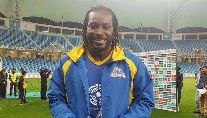 WATCH: Chris Gayle hits Saeed Ajmal with three huge back-to-back sixes in PSL