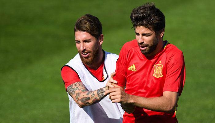 Sergio Ramos rubbishes Gerard Pique's 'refereeing preference' comments over Real Madrid