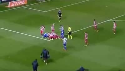 WATCH: Atletico Madrid striker Fernando Torres suffers sickening head injury