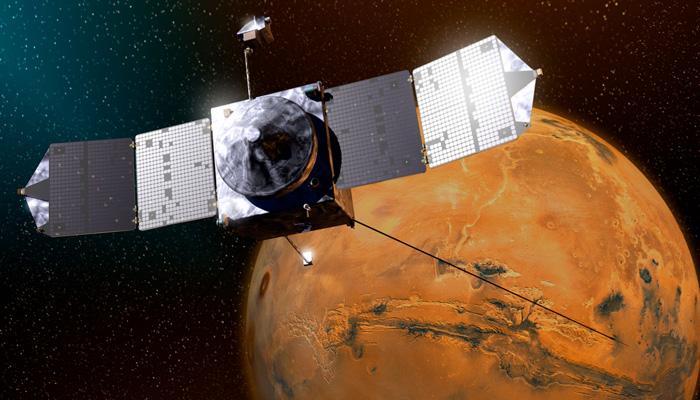 NASA's MAVEN makes unscheduled maneuver to avoid hitting Mars' moon 'Phobos' NASA's MAVEN makes unscheduled maneuver to avoid hitting Mars' moon 'Phobos'