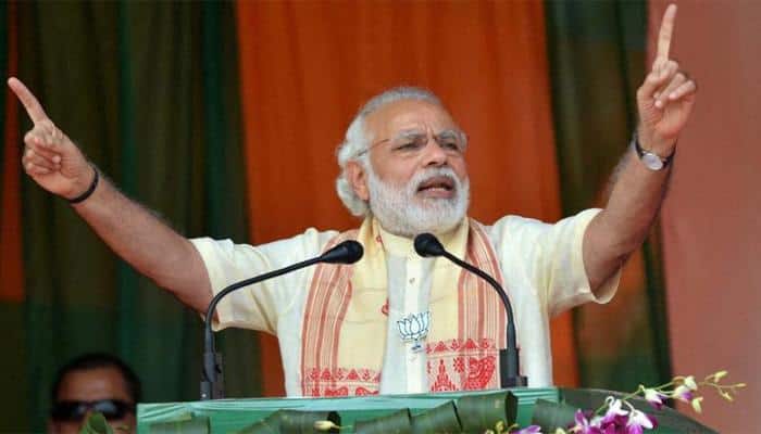 PM Narendra Modi quotes Rahul Gandhi to attack Akhilesh Yadav in Mirzapur