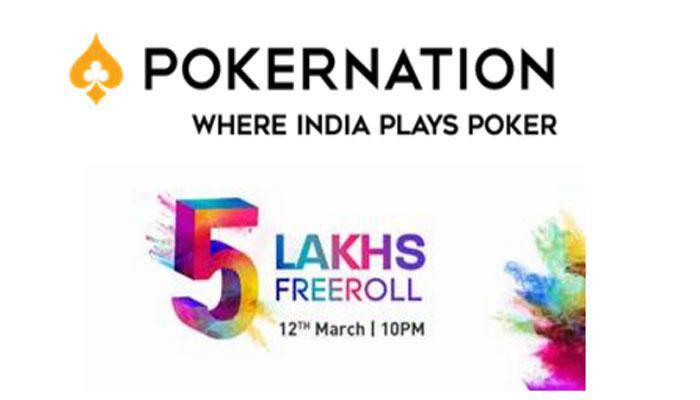 Now, log on to Pokernation and celebrate Holi with Rs 5 lakh win!