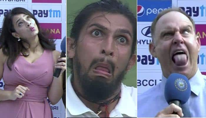 Remember that Ishant Sharma face! Here's how Mayanti Langer &amp; others taking the challenge — WATCH