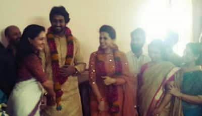 Bhavana Menon gets engaged to Kannada producer Naveen in a private ceremony!