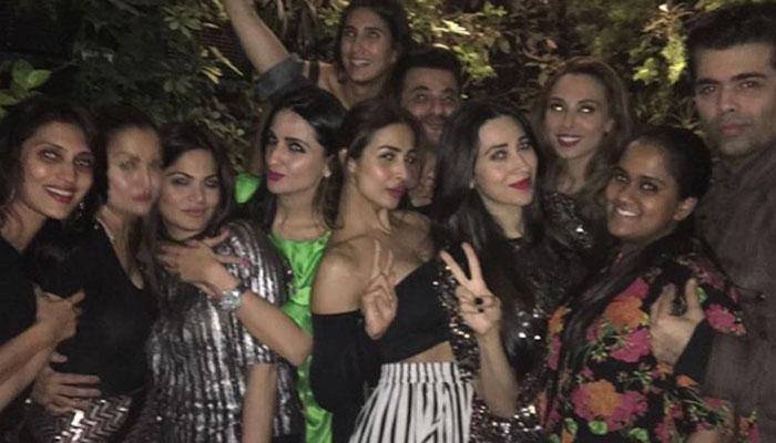 Salman Khan's candid selfie with Karisma Kapoor's at Seema Khan's birthday bash will make you nostalgic!
