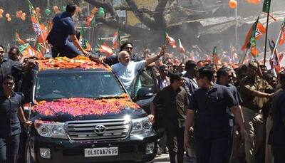 LIVE: Grand road show of PM Narendra Modi in Delhi at 4.30 PM ahead of BJP Parliamentary Board meet