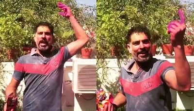 Yuvraj Singh's 'slow-motion' Holi dance and expressions are MUST WATCH for all of his fans