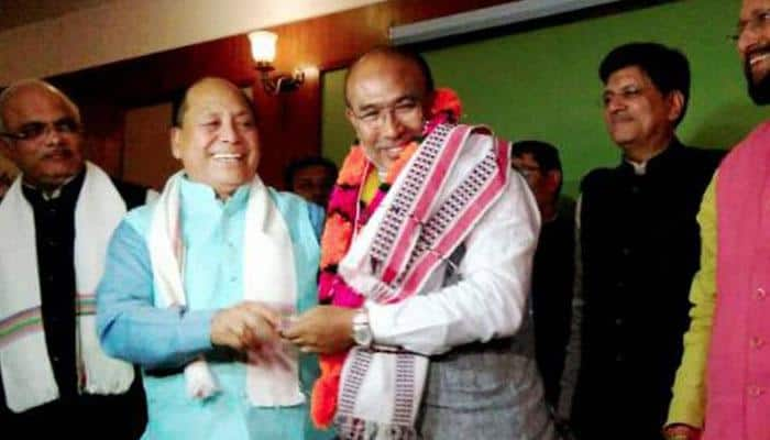 Four Naga People&#039;s Front MLAs meet Governor, extend support to BJP in Manipur