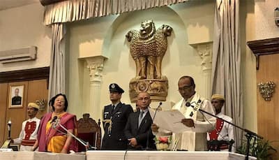 N Biren Singh sworn in as first BJP Manipur CM, NPP's Y Joykumar becomes Deputy CM