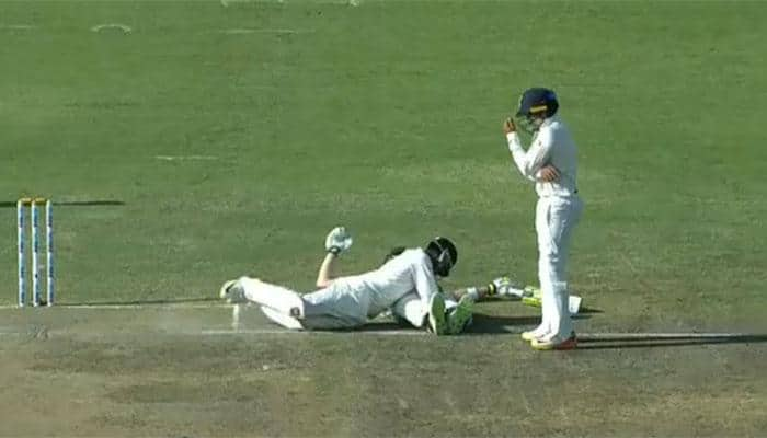 India vs Australia: Wriddhiman Saha, Steve Smith wrestling match leaves everyone laughing — Watch