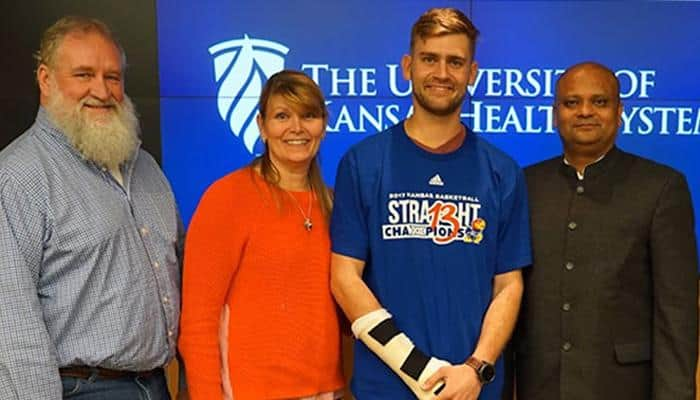 Kansas shooting hero Ian Grillot, who got injured while trying to save Indian techie, to be honoured in Houston