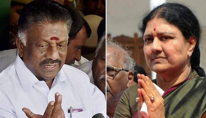 AIADMK symbol row: O Panneerselvam gets &#039;electric pole&#039;, VK Sasikala allotted &#039;hat&#039;; both retain &#039;Amma&#039; in new party names 