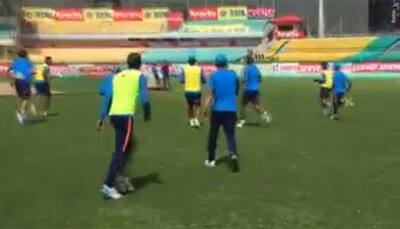 WATCH: Team India indulges in intense game of modified rugby ahead of do-or-die Dharamsala Test against Australia