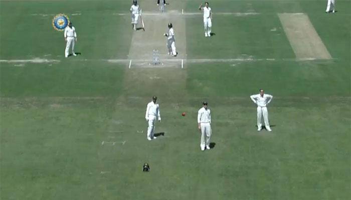 Is this for real: Ajinkya Rahane bizarre shot went for six, concerned Virat Kohli settles with smile — WATCH