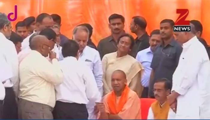 Yogi Adityanath inspects Akhilesh Yadav&#039;s ambitious &#039;Gomti Riverfront&#039;, asks officials to complete project on time