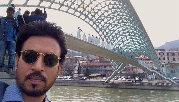 Irrfan Khan in Georgia for 'Hindi Medium' shooting