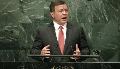 Jordan's King Abdullah says two-state solution basis of Middle East peace