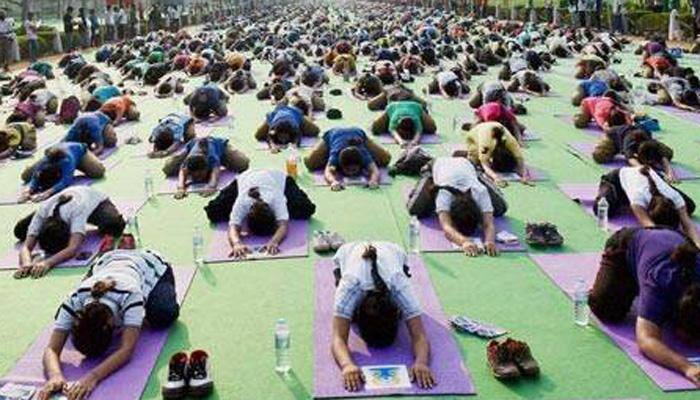 Surya namaskar similar to &#039;namaz&#039;, those opposing yogic exercise want to divide society: Uttar Pradesh CM Yogi Adityanath