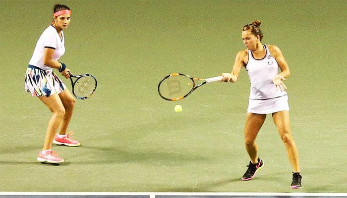 Miami Open: Sania Mirza defeats former partner Martina Hingis to reach women&#039;s double final 