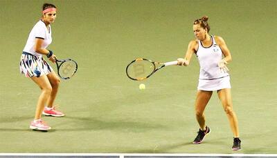 Miami Open: Sania Mirza defeats former partner Martina Hingis to reach women's double final 