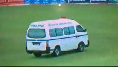 WATCH: Pakistani wicket-keeper Kamran Akmal nearly run over by Ambulance in West Indies