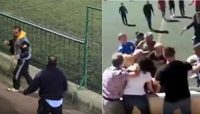 Viewer discretion is advised! Shocking videos of parents fighting at children football matches — WATCH