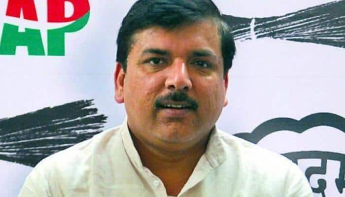 AAP leader Sanjay Singh slapped by woman party worker in Rajouri Garden