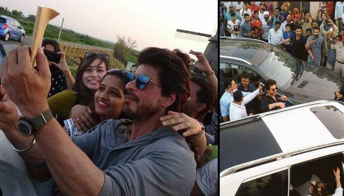 Shah Rukh Khan shoots in Ludhiana for Imtiaz Ali&#039;s next, fans click selfies!