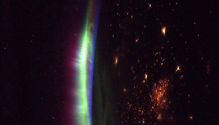 Spectacular night view of brightly glowing auroras from space station – Must see pic
