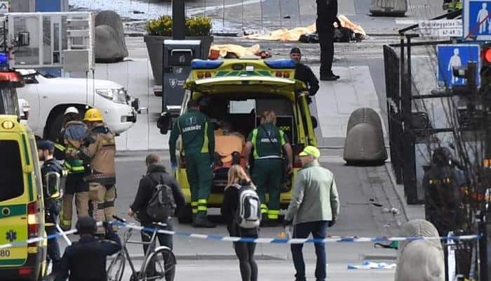 Three killed as truck drives into crowd in Stockholm; Swedish PM says possible 'terror attack'