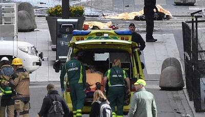Sweden arrests man for `terrorist crime` after truck attack; PM Stefan Lofven says nation won't be cowed by 'heinous murderers'