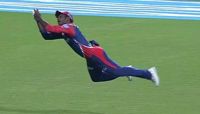 RCB vs DD: Dangerous Chris Gayle becomes victim of Sanju Samson's blinder — WATCH
