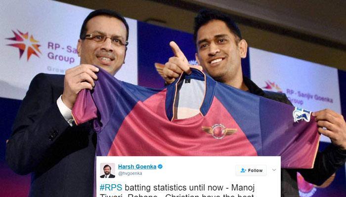 RPS owner's brother Harsh Goenka faces Twitter rage for taking another dig at MS Dhoni