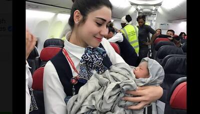 Meet the baby girl born mid-air on Turkish Airlines flight (See adorable pics)