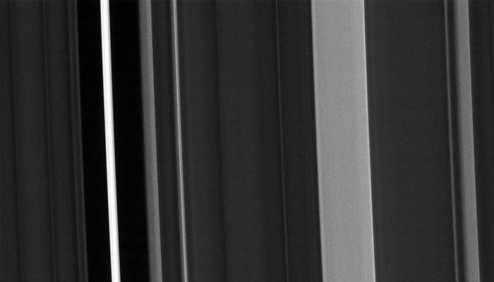 NASA&#039;s Cassini spacecraft captures close-up of plateaus of Saturn’s C ring