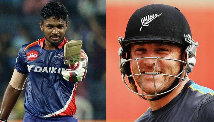 IPL 10: Sanju Samson's brilliant 102-run knock impresses tournament's first centurion Brendon McCullum
