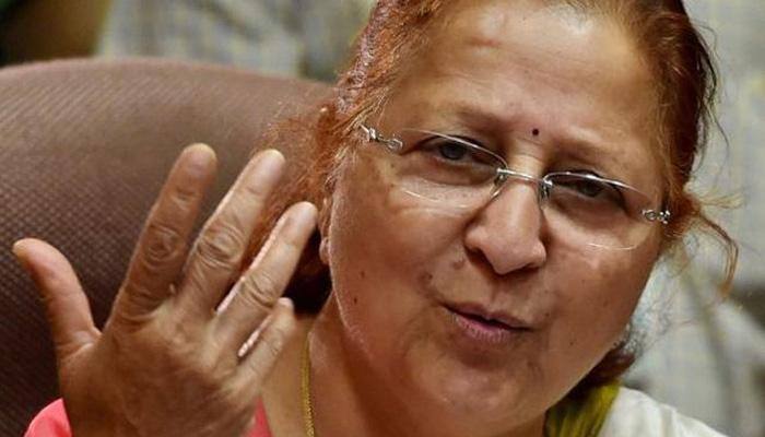 Lok Sabha members wish Sumitra Mahajan on her birthday; Speaker&#039;s response will make you smile - Watch