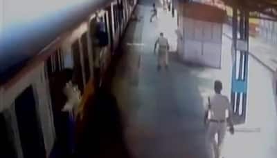 How RPF constables saved passenger from being run over by local train in Mumbai - WATCH