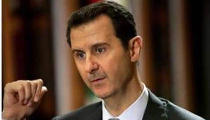 Syria&#039;s President Bashar al-Assad says chemical attack &#039;100 per cent fabrication&#039;