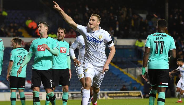 Leeds United striker Chris Wood&#039;s late strike foils New castle 1-1, leaves Brighton clear four points ahead