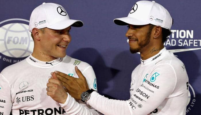Bahrain GP: After Valtteri Bottas takes pole, Lewis Hamilton relishing three-way battle
