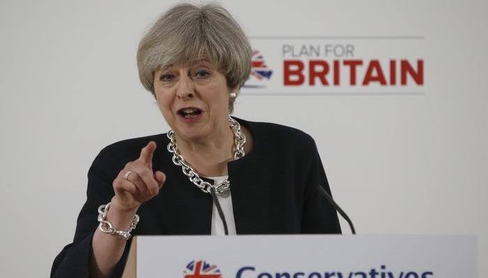 British PM Theresa May calls for early election on June 8