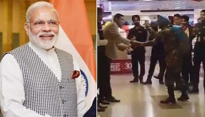 PM Narendra Modi effect? What crowd did when they saw Indian Army jawans at Delhi airport - WATCH