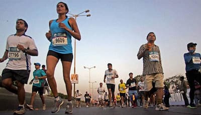 Visually-impaired Sagar Baheti finishes Boston Marathon