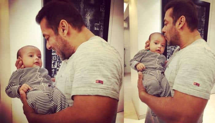 Salman Khan&#039;s latest pics with nephew Ahil will melt your heart!