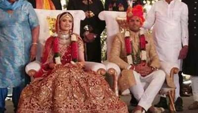 INLD MP Dushyant Chautala ties the knot with IPS officer's daughter Meghna Alhawat - PICS 
