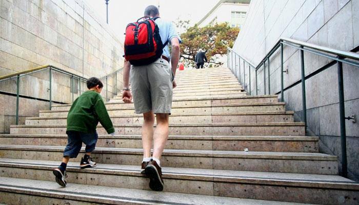Feeling drained? Forget coffee, take the stairs for 10 minutes to re-energize yourself!
