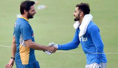 Shahid Afridi thanks Virat Kohli and Team India for farewell gift, hopes to see the Indian skipper soon