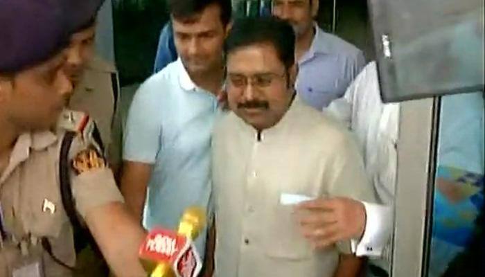 EC bribery case: AIADMK's TTV Dinakaran appears before Delhi Police